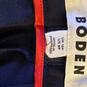 Boden Blue Bottoms with Red Trim